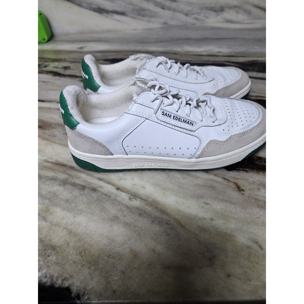 Sam Edelman Shoe Size 6 Athletic White and Green